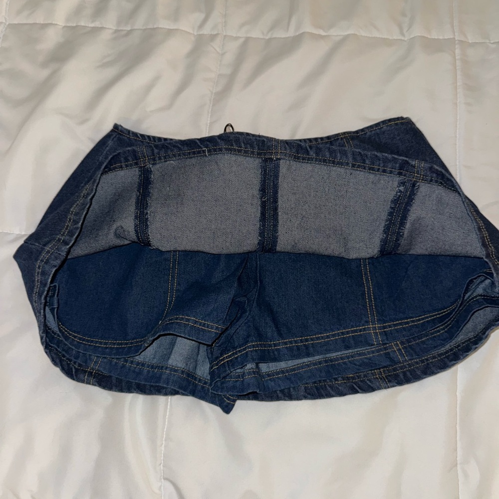 Princess Polly Dark Blue Mini Skirt - Picture 3 of 3